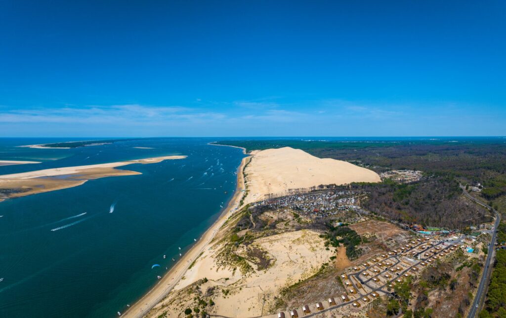 Kamperen nabij Dune du Pilat in Frankrijk