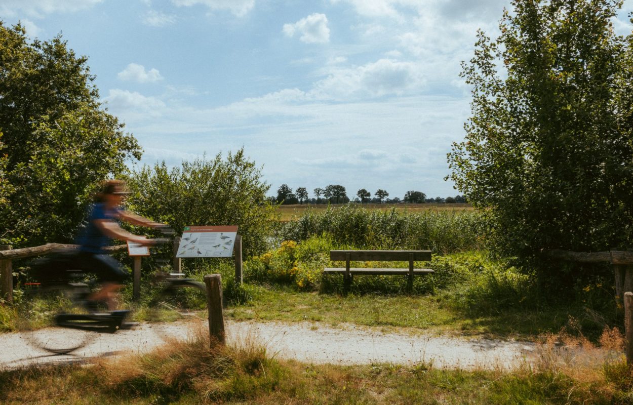 fietsroute door de Peel in Noord-Brabant