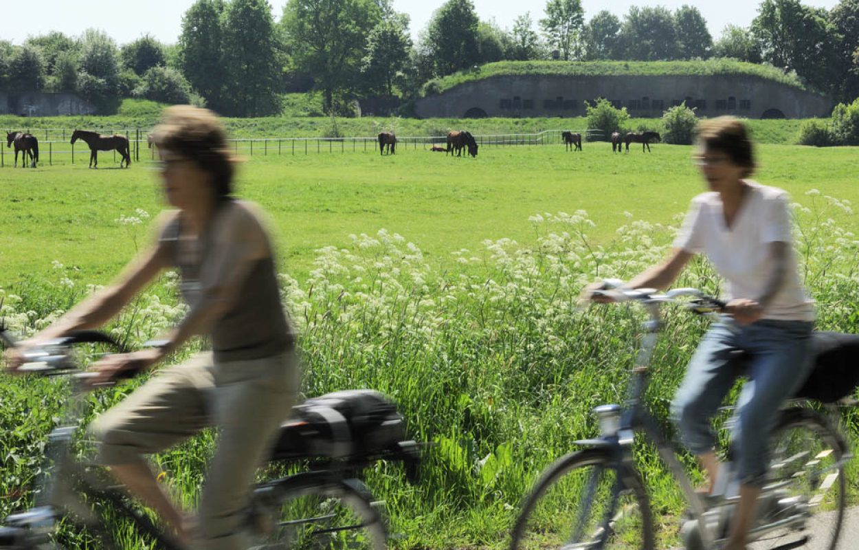 Fietsers Fort bij 't Hemeltje (Martin van Lokven)