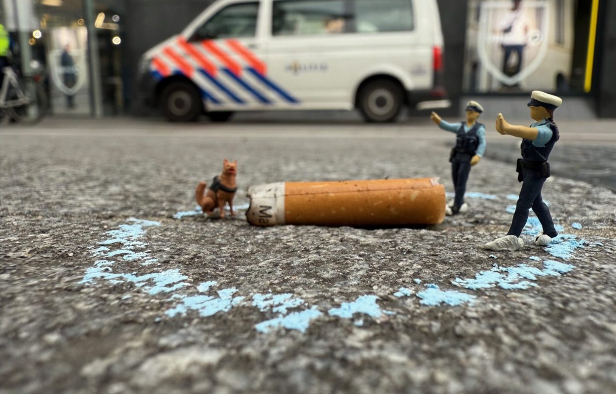 Plandelman, plandelen, actie tegen zwerfafval en peuken op straat